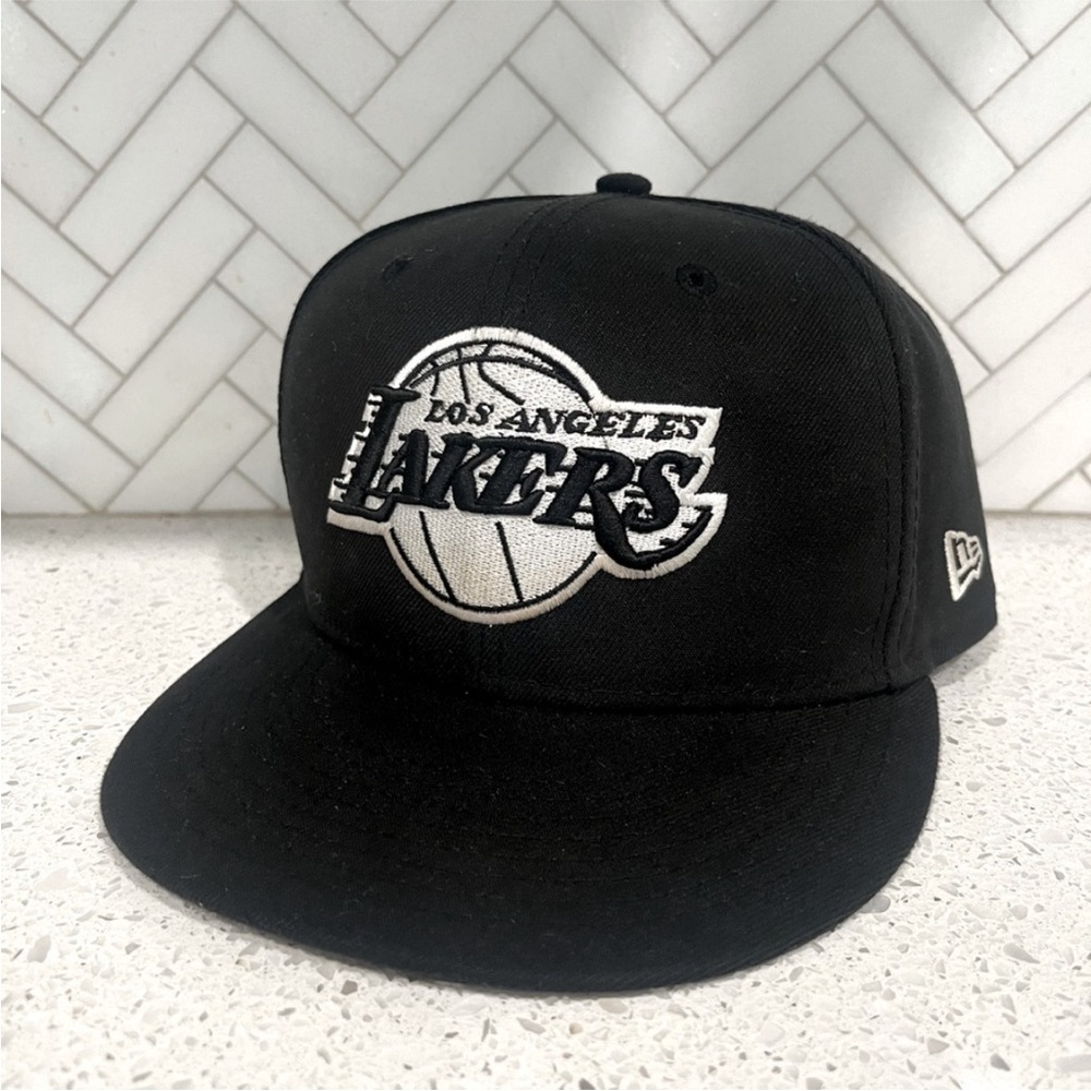 New Era NBA Lakers Flat Brimmed Hat